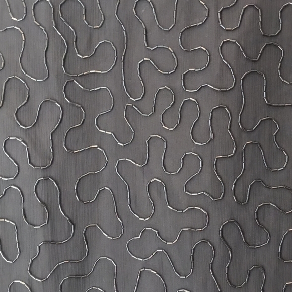 Scala 100% silk blouse with sequin size medium - Picture 9 of 11